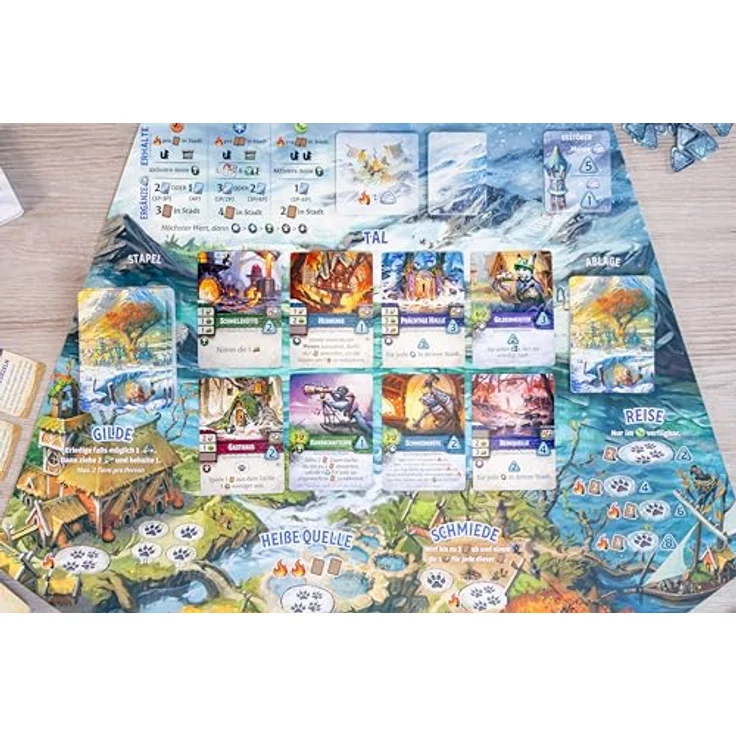 Pegasus Silverfrost, Brettspiel in der Welt von Everdell für 1-4 Spieler, strategisch und flexibel, Deutsch – Bild 2