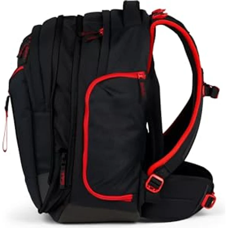 Satch Schulrucksack Match 2 - Schultasche, Rucksack für die Schule, Schulranzen - Ergonomisch anpassbar, reflektierende Elemente, Laptop-Fach, wasserabweisend (schwarz) – Bild 9