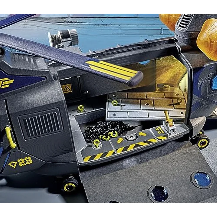 Playmobil® SWAT-Rettungshelikopter (71149), My Action Heroes Konstruktions-Spielset, (117 St), Made in Europe, mit Licht und Sound – Bild 6
