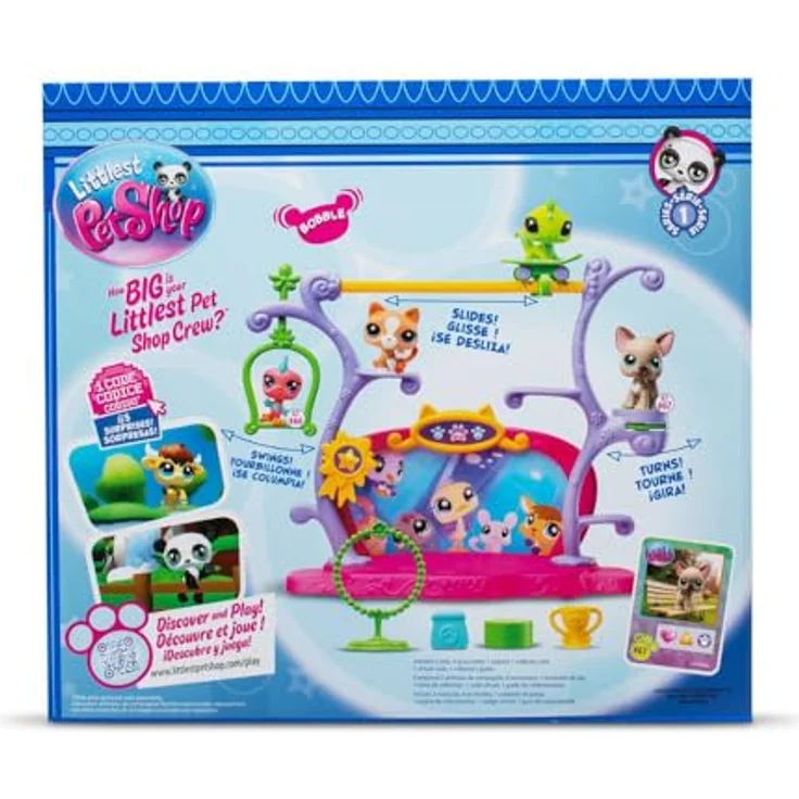 Littlest Pet Shop Pets Got Talent Set mit 2 Tierfiguren, Bühne, Dekor und Zubehör für Kinder ab 4 Jahren, BF00558 – Bild 1