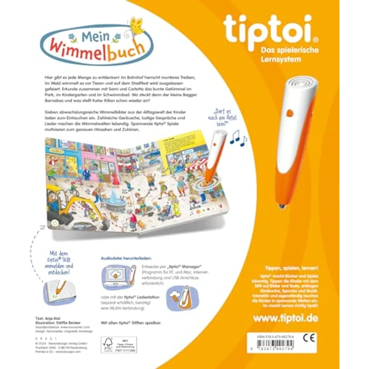 Ravensburger tiptoi® Mein Wimmelbuch, Lernbuch für Kinder ab 3 Jahren mit Sound – Bild 2