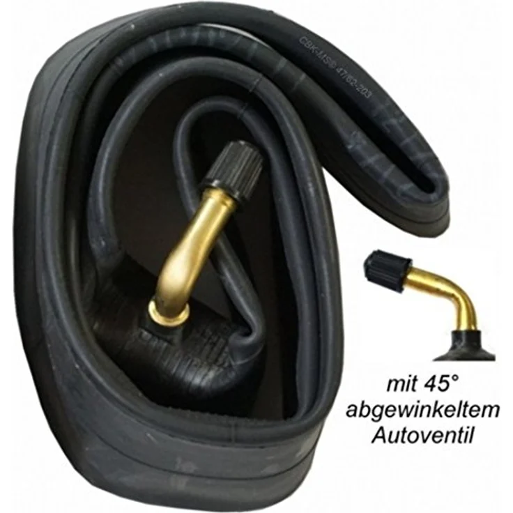 4x 12" Reifen 12. 1/2 x1. 75 x 2. 1/4 = 47-203 + 4x CBK-MS Schlauch mit 45° Winkel Autoventil für Kinderwagen usw – Bild 4