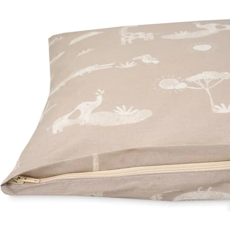 Julius Zöllner Bettwäsche Organic Jungle Dream, Kinderbettwäsche Set 100x135 cm und 40x60 cm, schadstoffgeprüft nach OEKO-TEX, hautfreundlich und atmungsaktiv – Bild 3