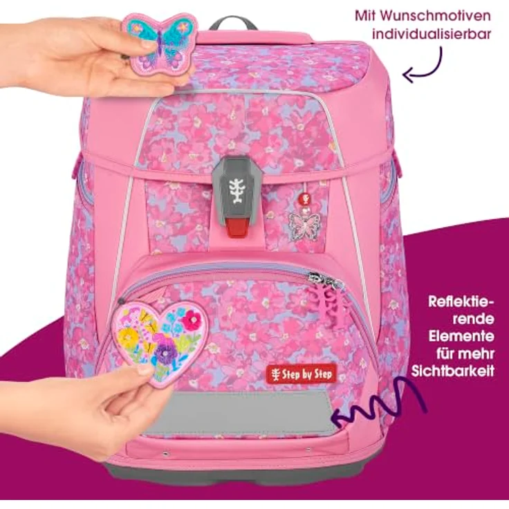 Step by Step Schulranzen SPACE Schulranzen-Set, Mehrfarbig und ergonomisches Design für optimalen Tragekomfort – Bild 7