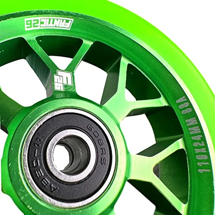 Fantic26 Stuntscooter A+, Ersatzteile Bundle mit 110mm Rollen, Griptape und Griffen – Bild 5