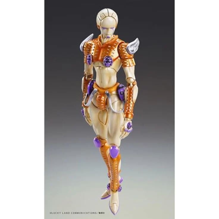 Medicos JoJo's Bizarre Adventure: Golden Wind - G.E. Chozo Kado Super Action Statue mit austauschbaren Gesichtern, 5 Zoll Höhe, Figurenständer mit posierendem Arm – Bild 5