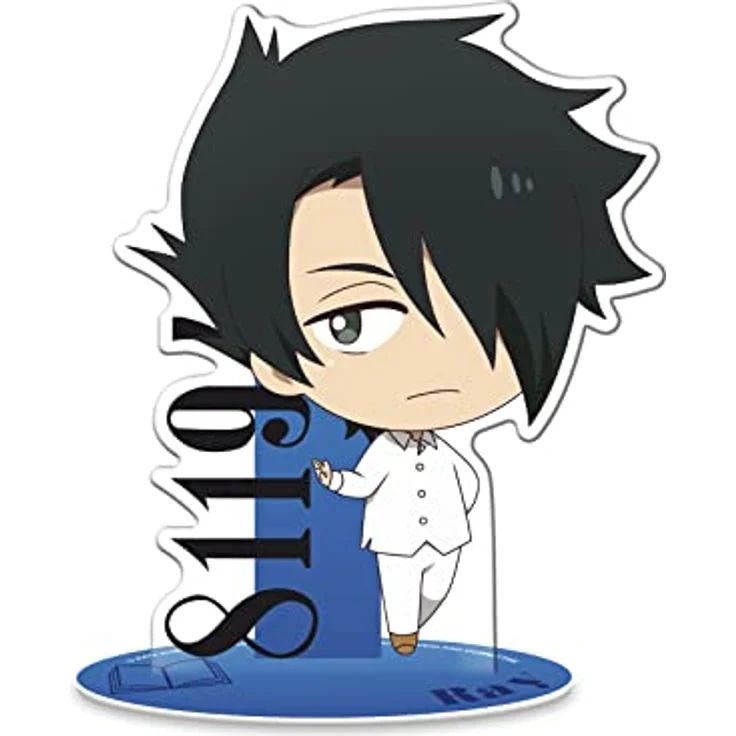 ABYSTYLE The Promised Neverland Ray Chibi Acryl® Stehfigur, 10,2 cm hoch, offiziell lizenziert, hochwertiges Acryl, inkl. Acrylsockel