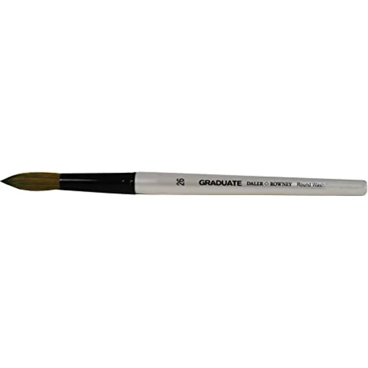 Daler Rowney Graduate Pony-Pinsel, DK TP SYN RND WSH 26, runder Pinsel für kreative Maltechniken
