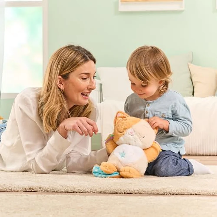 VTech Baby Schlummer-Kätzchen – Niedliches Kuscheltier mit sanften Bewegungen und Schlafliedern, für Kinder von 0-36 Monaten – Bild 3