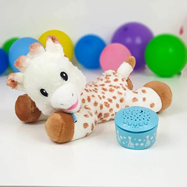 Sophie La Girafe Plüsch Licht und Nacht Träume, 3-in-1 Nachtlicht mit 15 Melodien und Sternprojektor – Bild 3