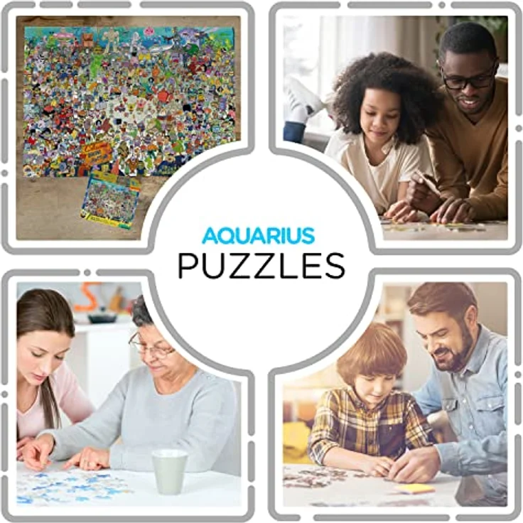 AQUARIUS Nickelodeon 68508 Spongebob Squarepants Cast Schwammkopf Puzzle, 3000 Teile, 81,3 x 114,3 cm – Bild 5