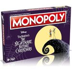 Winning Moves Nightmare Before Christmas Monopoly, Brettspiel mit actiongeladenen Orten und Token, für 2-6 Spieler ab 8 Jahren