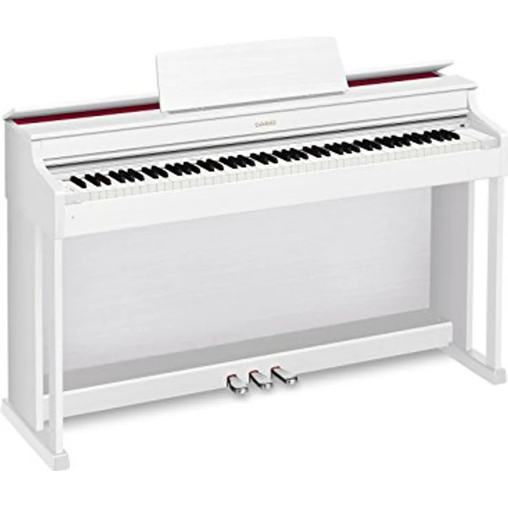 Casio Celviano AP-470, 88-Tasten Keyboard mit AiR-Klangerzeugung und 22 authentischen Klängen, Weiss – Bild 3