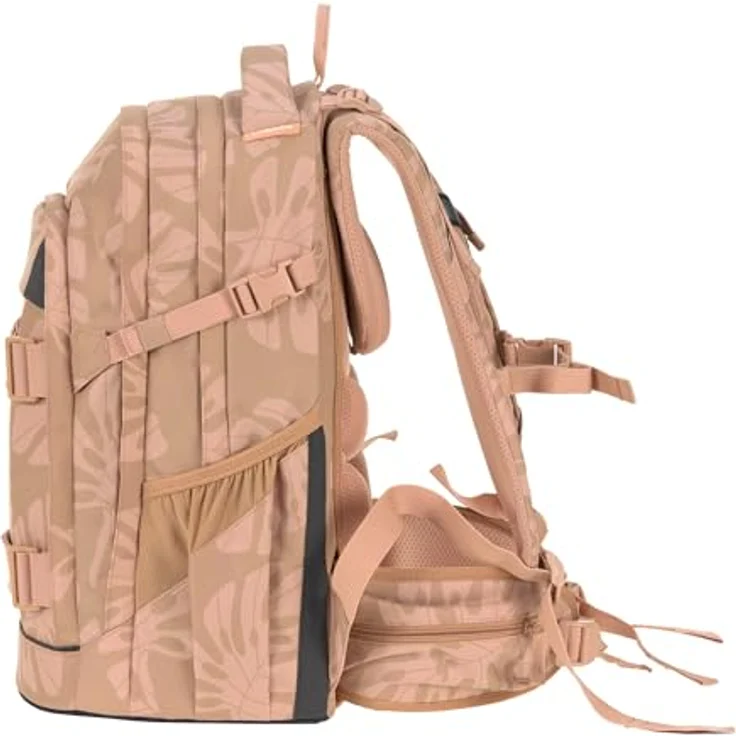 LÄSSIG BOLD Origin Schulrucksack, ergonomisch mit Reflektoren und höhenverstellbarem Rückenteil, 30 l, caramel – Bild 3