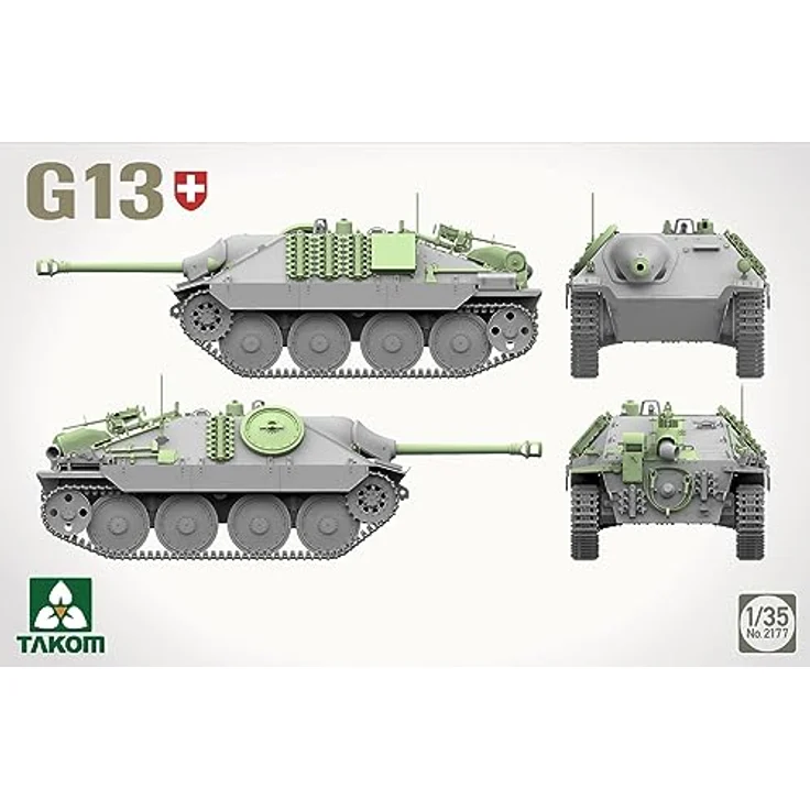 Takom Pzj G13, Modellfahrzeug mit detaillierter Bauweise und präzisen Komponenten – Bild 3