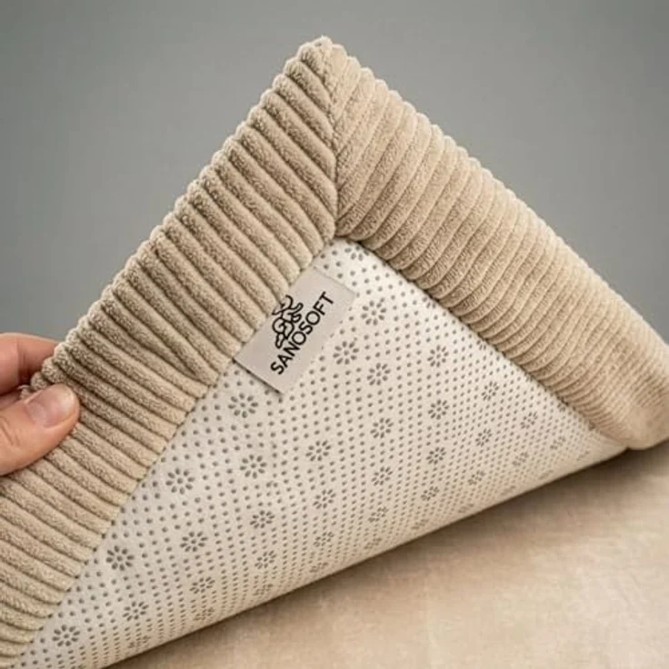 Sanosoft® Krabbelteppich für Babys – Rutschfeste & Kuschelige Spielmatte, Schadstoffgeprüft, Öko-Tex zertifiziert, Motiv Afrika, 120x170cm – Bild 5