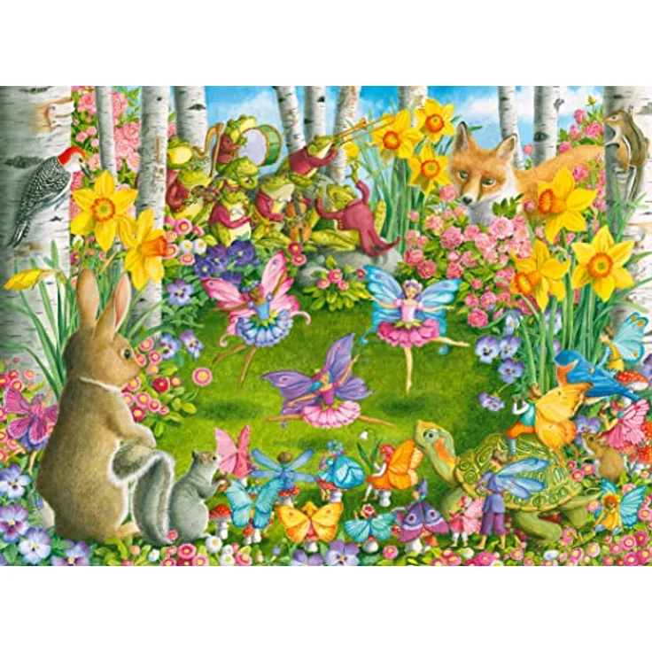 Ravensburger 13368 Ballet Fantasy & Fairy Tale Feenballett Puzzle, 100 Teile XXL, bunt, 49 x 36 cm
