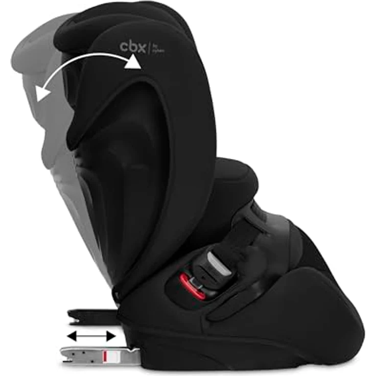 Cybex Pallas B I-Size, 2-in-1 Kindersitz mit Fangkörper und verstellbarer Kopfstütze, Grau – Bild 5