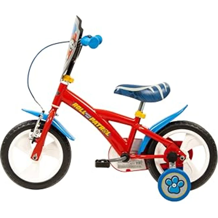 Toimsa Kindervelo 12 Zoll, Kinderfahrrad mit Paw Patrol Design, Metallrahmen, verstellbarem Sitz und Lenker, mit Stützrädern und 2 Felgenbremsen – Bild 8