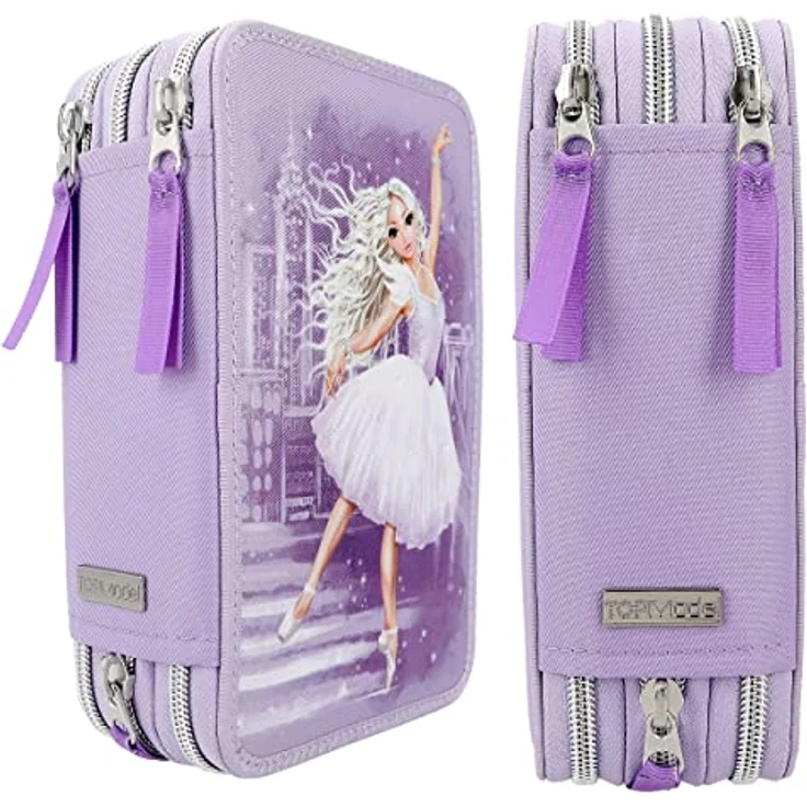 Depesche 3-Fach Federtasche TOPModel Ballet Lila – Bild 3