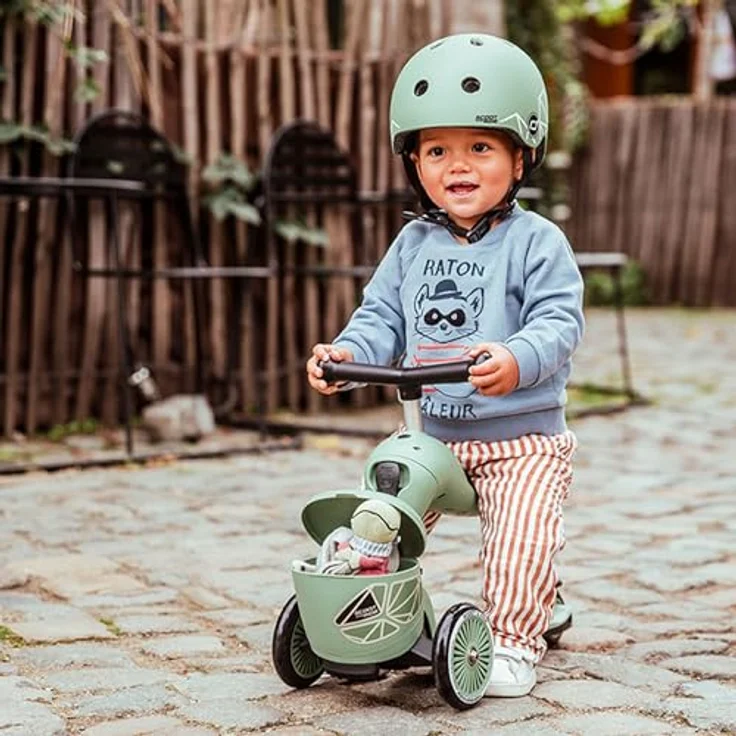 Scoot and Ride HighwayKick 1 Lifestyle, Lauflernhilfe und Kickboard mit integrierter Transportbox, Design by Scoot and Ride aus Österreich – Bild 6