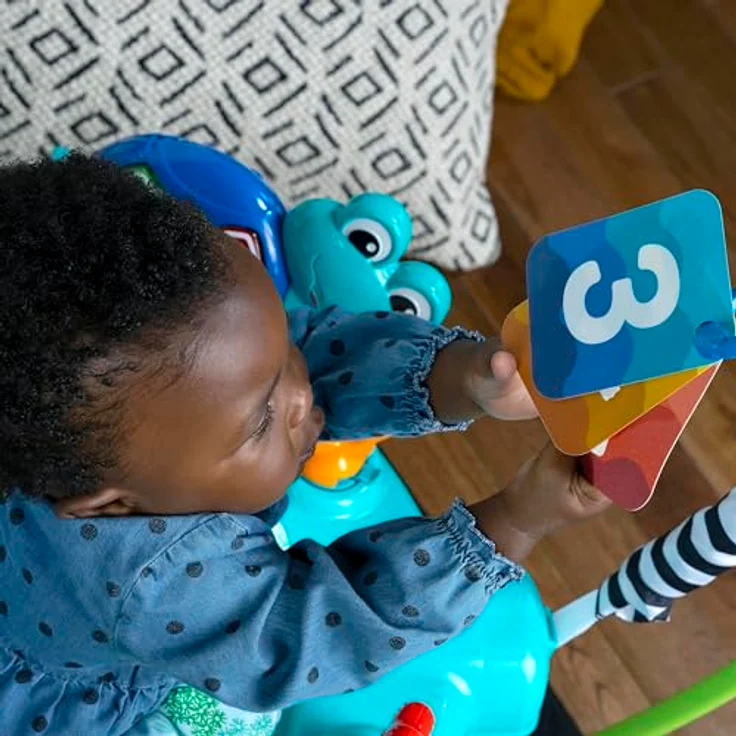 Baby Einstein Curiosity Cove™ 2-in-1 Aktivitätshüpfer mit abnehmbarer Schildkröte Neptun, 3 Lernmodi, höhenverstellbar, 360° drehbarer Sitz, geeignet für 6-12 Monate – Bild 15