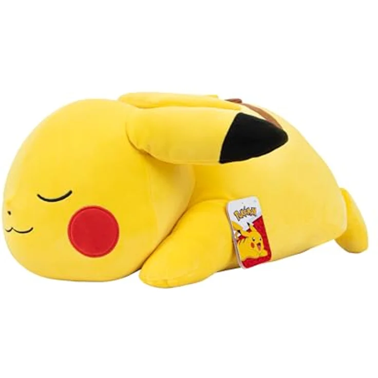 Pokémon Pikachu, Sleeping Plush 20cm Cuddly Toy - Adorable Sleeping Pose, Soft and Cuddly, Officially Licensed – Bild 3