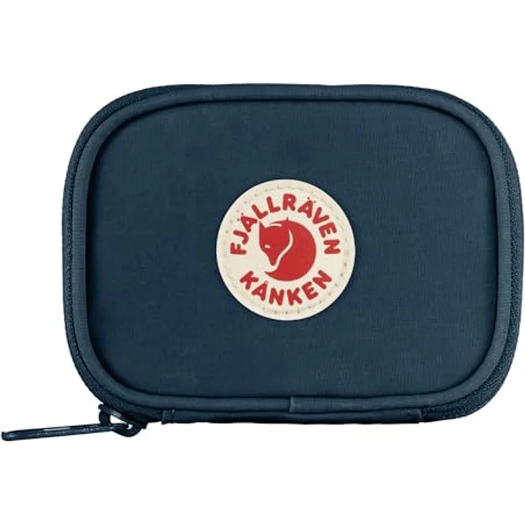 Fjällräven Kånken Geldbörse, kompakte Kinderportemonnaie in Navy, wasserabweisend mit Zipper und 3 Kartenfächern – Bild 2