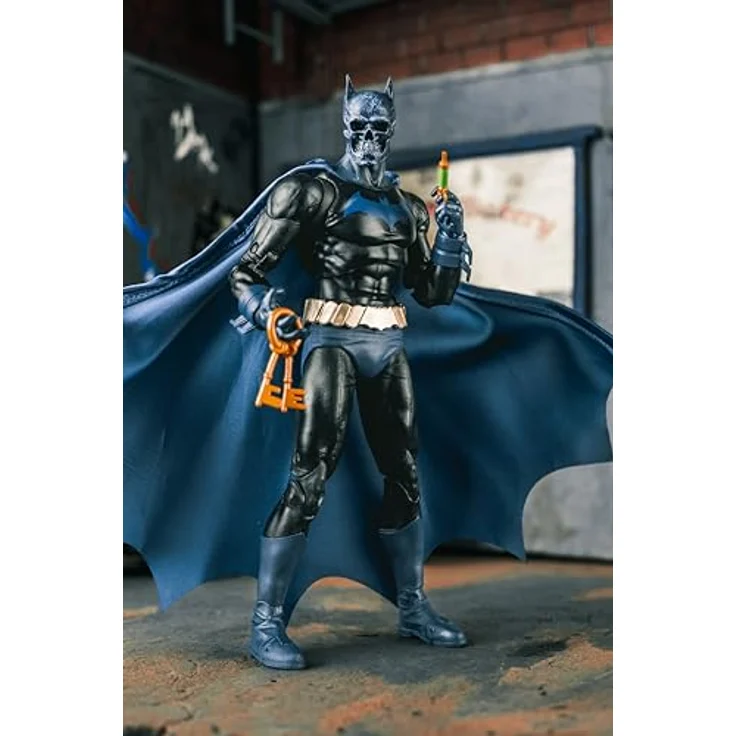McFarlane DC Multiverse Actionfigur Black Mask as Batman (Beneath the Mask), 18 cm, detailreiche und bewegliche Sammelfigur mit Zubehör – Bild 5