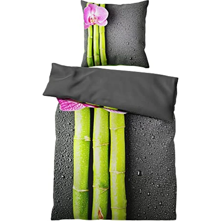 Sanilo® Bettwäsche 135x200 cm, 100% feinste Baumwolle, Oeko-TEX Zertifiziert, Wendebettwäsche, Kinderbettwäschen - 2-teilig (Asia, 2-teilig 135x200 cm) – Bild 3