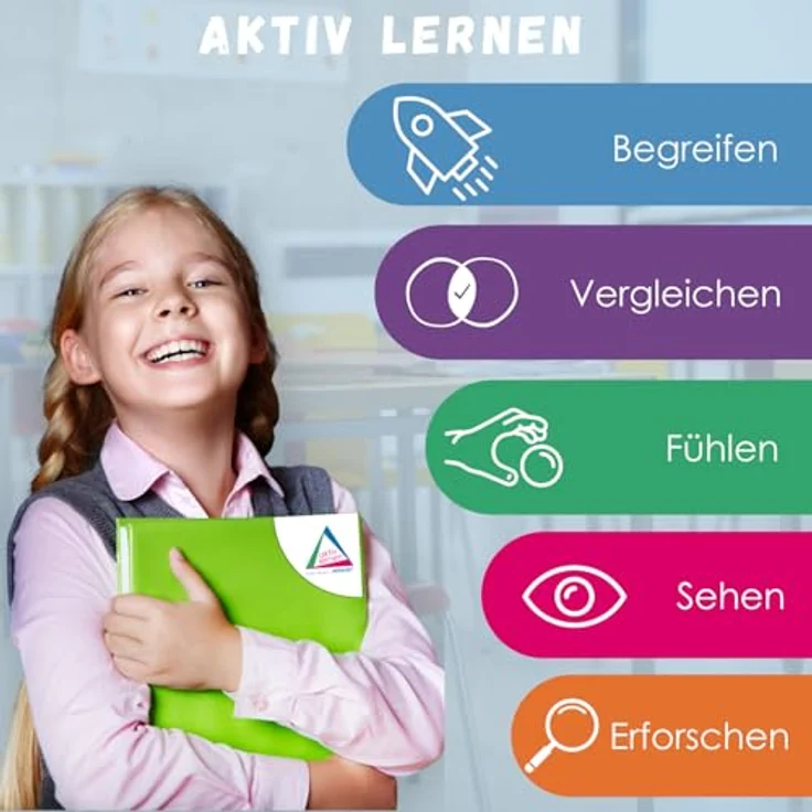 Wissner 039577.000 - Dezimalrechensatz zum Stecken,, farbig, Kunststoff, robust für die Schule, zum Rechnenlernen, empfohlen bei Rechenschwäche – Bild 7