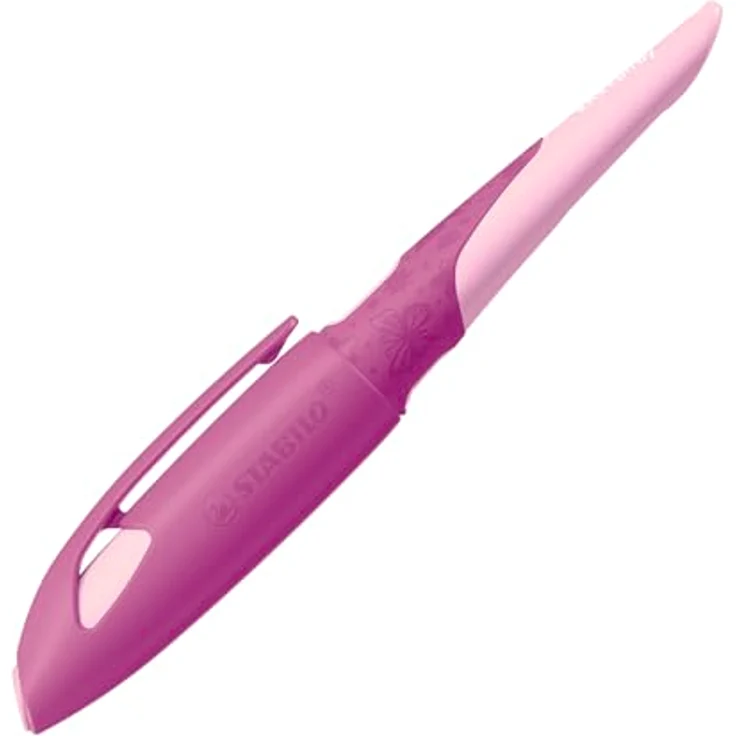 STABILO Füllhalter EASYbirdy 3D DreamWorld, ergonomischer Schulfüller in pink mit einstellbarer Feder und Sichtfenster zur Tintenstandkontrolle – Bild 1