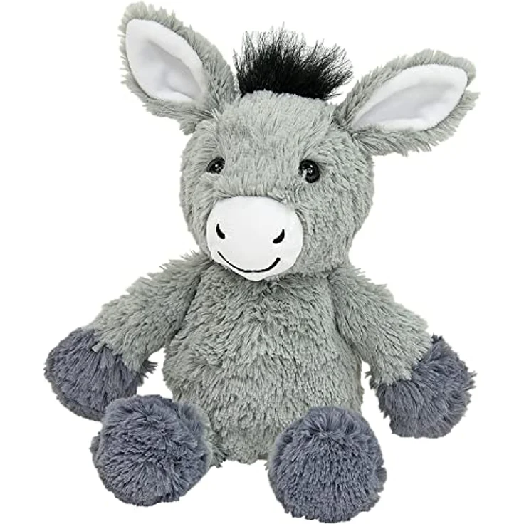 Kögler 76901 - Labertier Esel Johnny, ca. 24 cm groß, nachsprechende Plüschfigur mit Wiedergabefunktion, plappert alles witzig nach und bewegt sich - Preisvergleich – Bild 1