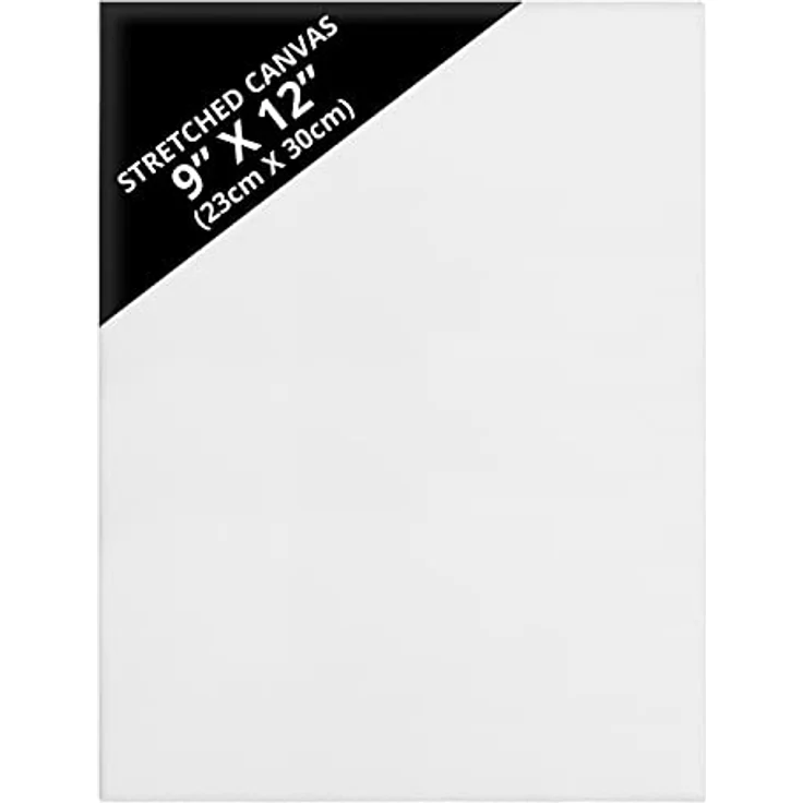 Belle Vous 7er Pack Leere Leinwand Canvas Set – 23 x 30 cm Vorgespannte Weiße Künstler Panel Leinwand zum Bemalen - Geeignet für Acryl und Öl Malerei Sowie zum Skizzieren und Zeichnen – Bild 1