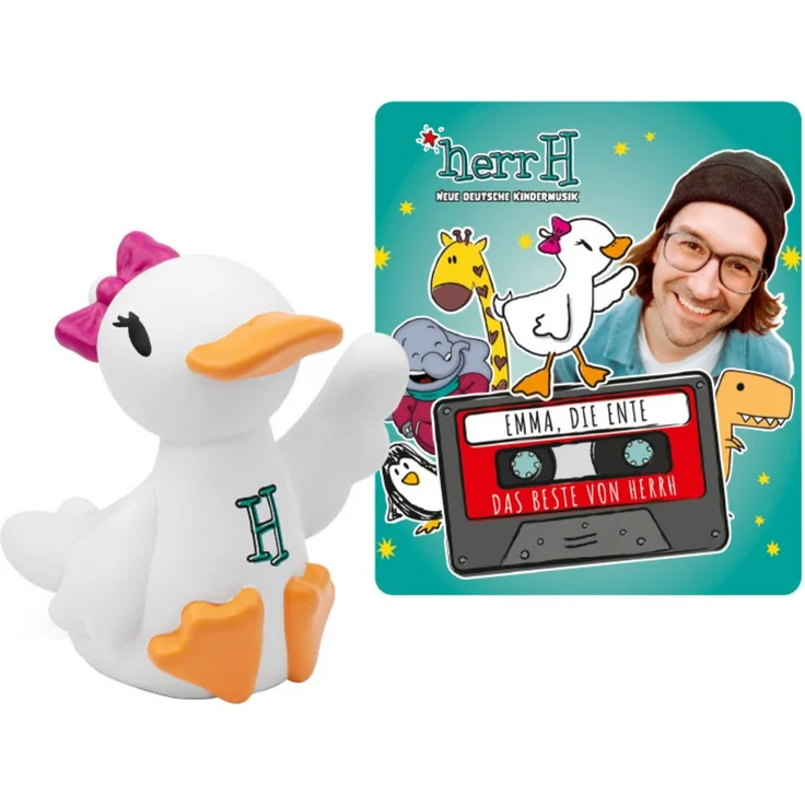 tonies Hörspielfigur Emma, die Ente – Das Beste von herrH, Neue Deutsche Kindermusik, tanzbare Beats & positive Energien - Preisvergleich – Bild 1
