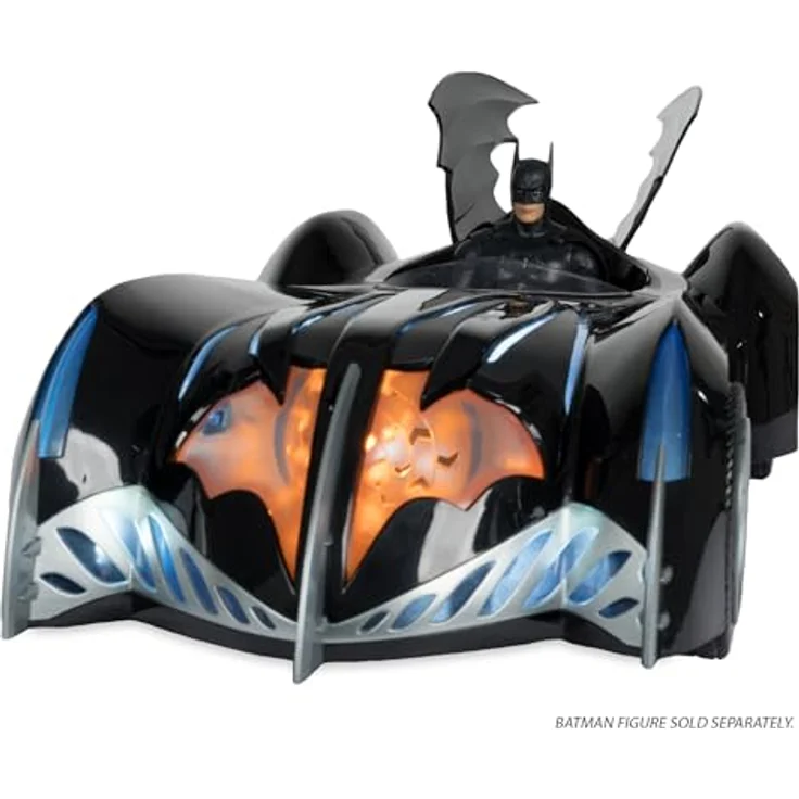 McFarlane Batman & Robin DC Multiverse Fahrzeug Batmobile, 63 cm mit Licht und Sound für 7-Zoll-Figuren – Bild 2
