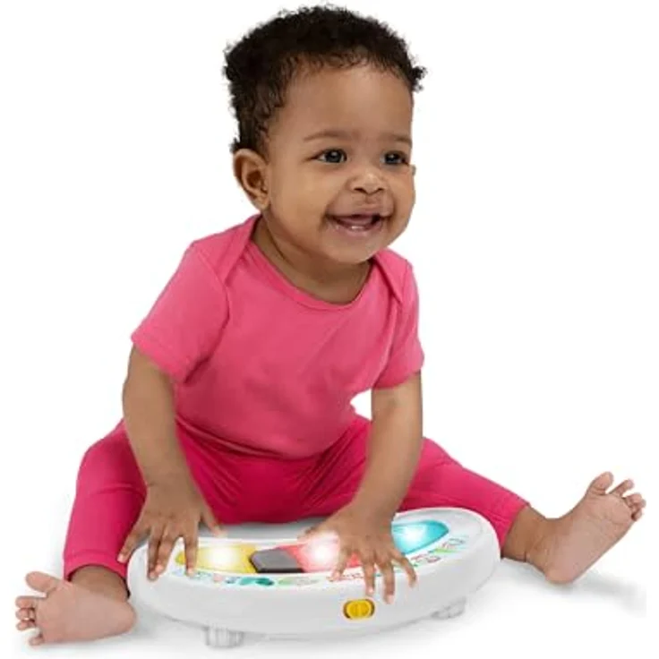 Bright Starts, Tiny Trek 2-in-1 Baby Aktivität Lauflernhilfe mit Spielzeugstation, verstellbarer Höhe und leicht faltbarem Rahmen, Dschungel Ranken Alter 6 Monate+ – Bild 9