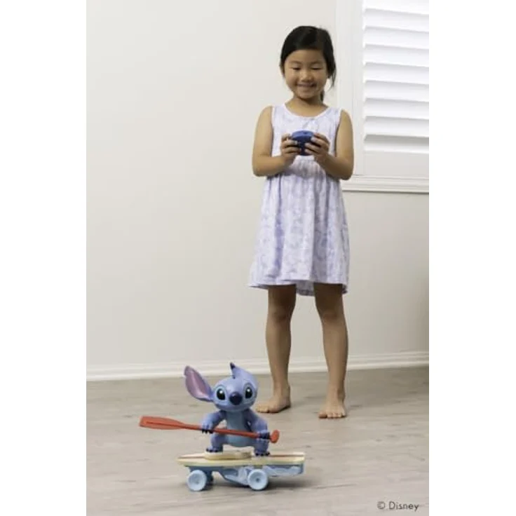 Jada RC Stitch Surfing Stitch, 25 cm ferngesteuertes Fahrzeug mit 2,4 GHz Funkfrequenz und vielseitigen Funktionen, mehrfarbig – Bild 5