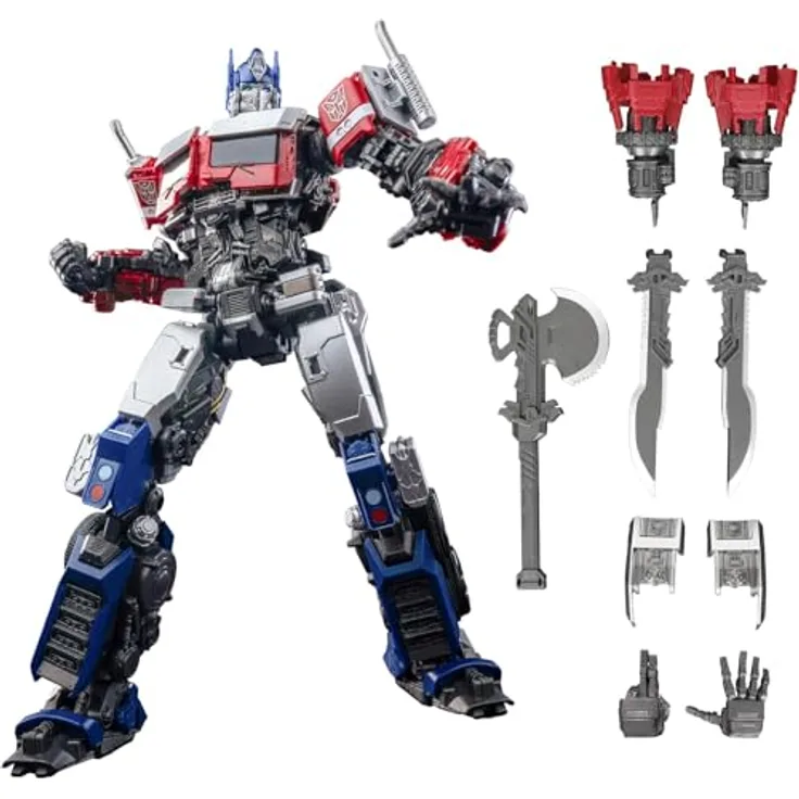 YOLOPARK Optimus Prime Transformers Spielzeug, 7.87 Zoll Modellkit aus "Rise of The Beasts", sammelbare Actionfigur für Jungen und Mädchen ab 8 Jahren, hochgradig artikuliert