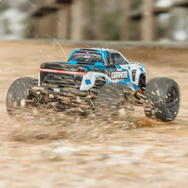 Arrma 1:10 GRANITE MEGA 665 4X4 RTR Brushed Monster Truck, leistungsstarkes 4x4-Antriebssystem – Bild 3