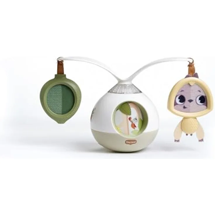 Tiny Love Tummy Time Musical Mobile, 360° drehbar, mit Musik & Licht, 3 Musik- & Geräuschmodi, Boho Chic