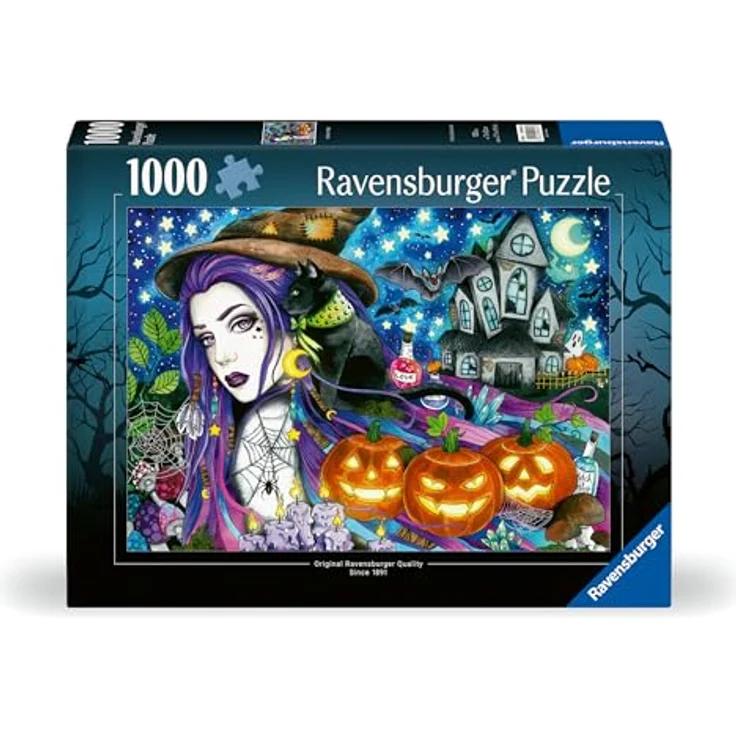 Ravensburger Puzzle Halloween Magic, 1000 Teile, 69,90 x 49,70 cm, für Puzzlefans ab 14 Jahren – Bild 2