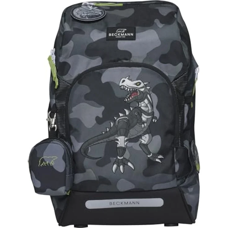 BECKMANN Schulrucksack Set Active Air FLX 6-teilig "Camo Rex" – Bild 2