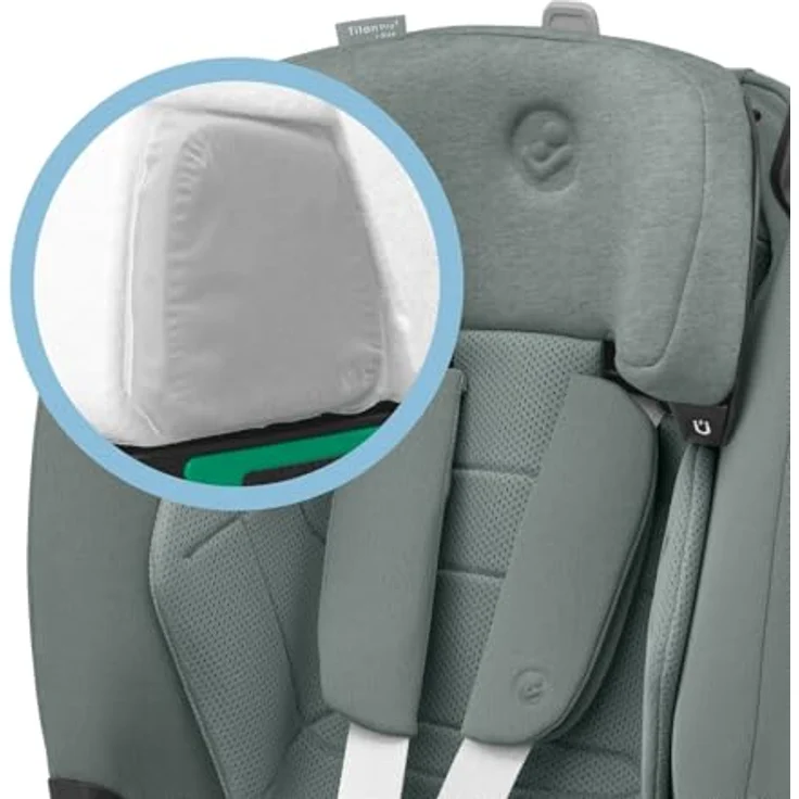 Maxi-Cosi Titan Pro2 I-Size, Kindersitz mit ISOFIX, G-CELL Schutz und ClimaFlow, authentisches Grau – Bild 4