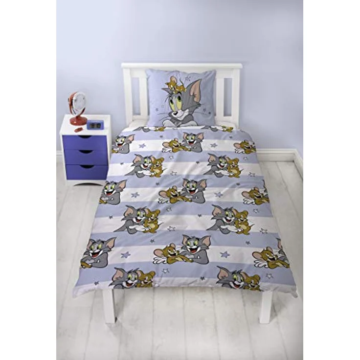Tom und Jerry CHASE Bettwäsche Set 80 x 80 cm 135 x 200cm 100% Baumwolle – Bild 5