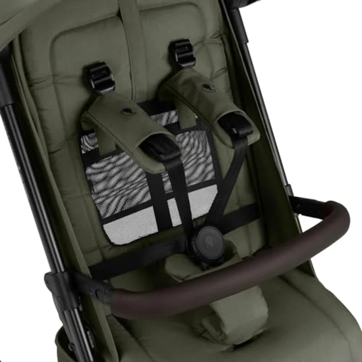 ABC Design Sportbuggy Ping 3 Trekking Reisebuggy, Leichter und kompakter Kinderwagen mit UPF 50+ Sonnendach, Avocado – Bild 4