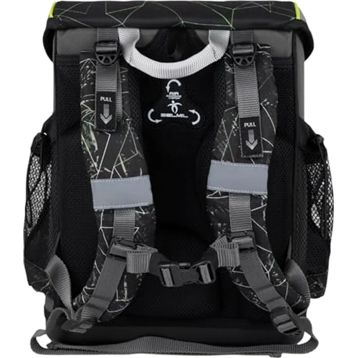 Belmil Mini-fit Schulranzen-set 4-teilig, ergonomisch mit Brustgurt, superleicht und wasserdicht, 17L, für A4-Formate – Bild 5