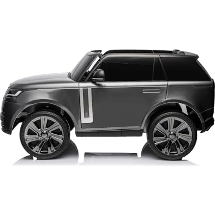 OTTO Elektro-Kinderauto "Land Rover Range Rover" 2 Sitzer - grau mit Ledersitz, EVA Reifen und Allradantrieb – Bild 3