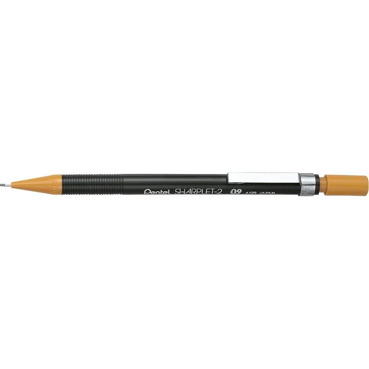 PENTEL Druckbleistift Sharplet A129, 0.9mm, braun, mit strukturierter Griffzone und abnehmbarem Clip