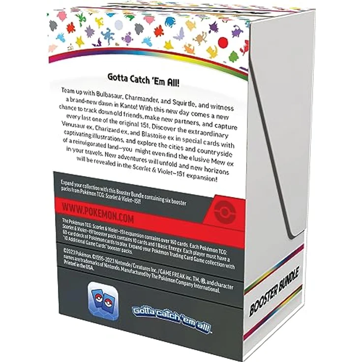 Nintendo Pokémon Scarlet & Violet 151 Booster Bundle - Englisch, original verschweisst, enthält alle ursprünglichen 151 Pokémon aus der Kanto-Region in neu interpretierter Form – Bild 3